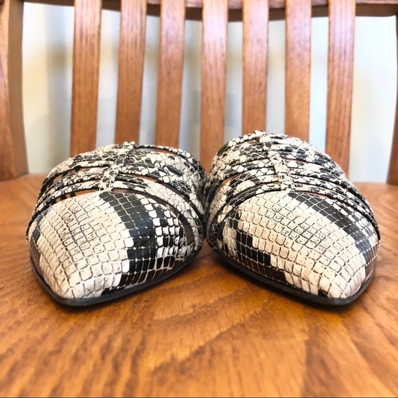 NEW Marc Fisher Cage, Faux Strappy, Snakeskin Sa… - Picture 3 of 8